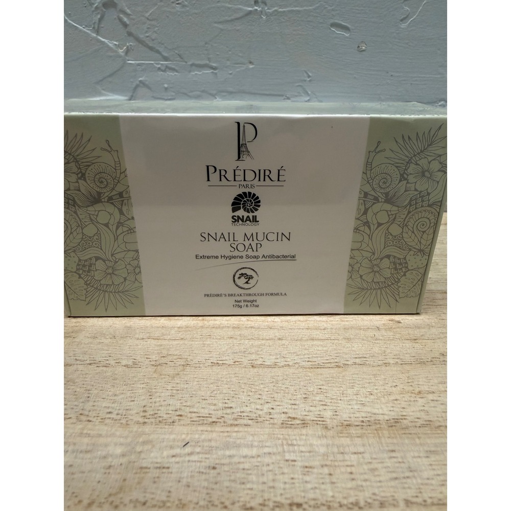 Predire Paris Snail Mucin Soap Antibacterial Stem Cell Formula 175g 6.17oz New